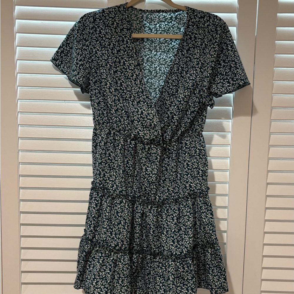 Floral V-Neck Dress